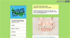 Desktop Screenshot of islandfringe.com